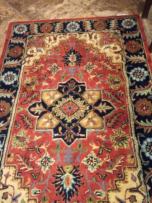      3 feet 6 inches x 5 feet 6 inches wool rug