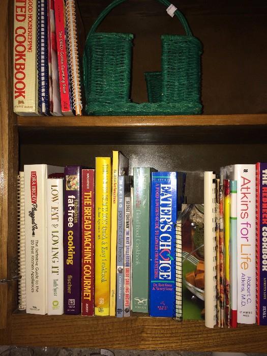        Assorted cookbooks