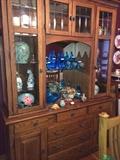   China cabinet with lots of storage for glassware