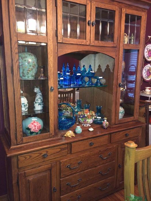   China cabinet with lots of storage for glassware