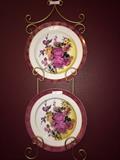         Rose plates and plate holder