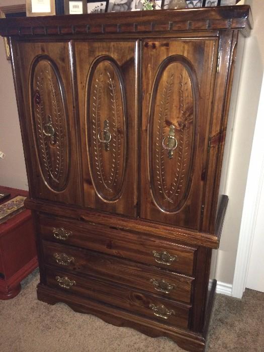             Three drawer armoire