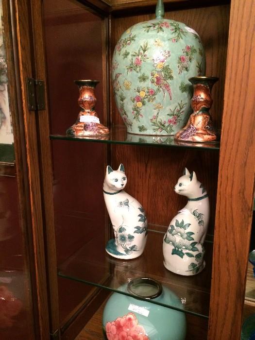       Asian cats, cats, & ginger jars