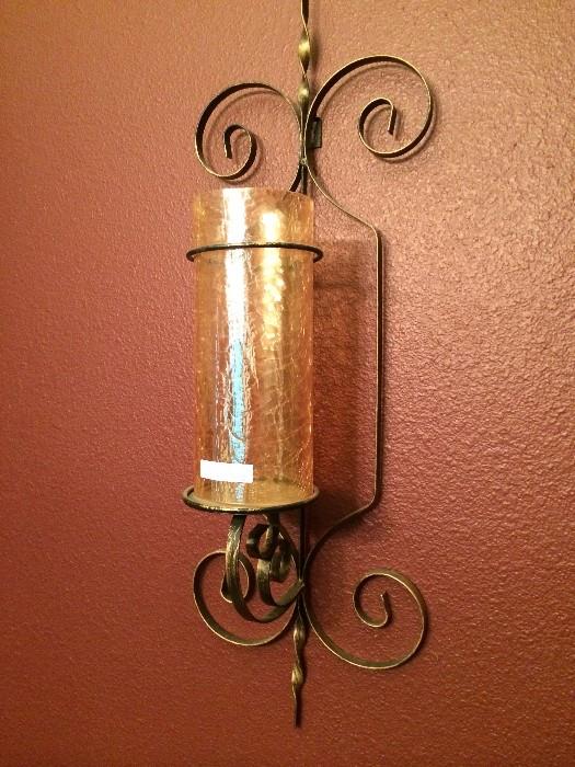       One of two matching wall sconces