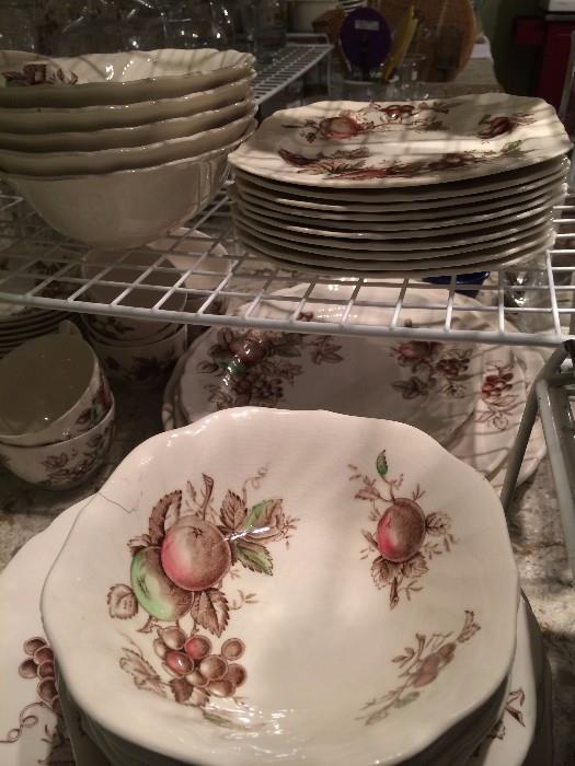     Johnson Bros. " Harvest Time" dishes