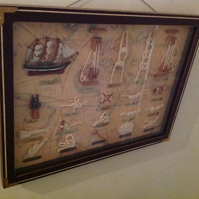 Nautical Knots Framed $ 60.00