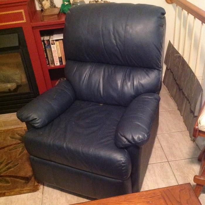 Leather Recliner $ 100.00