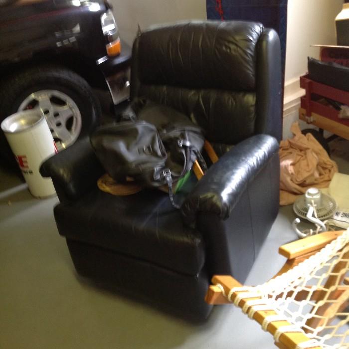 Leather Recliner $ 100.00