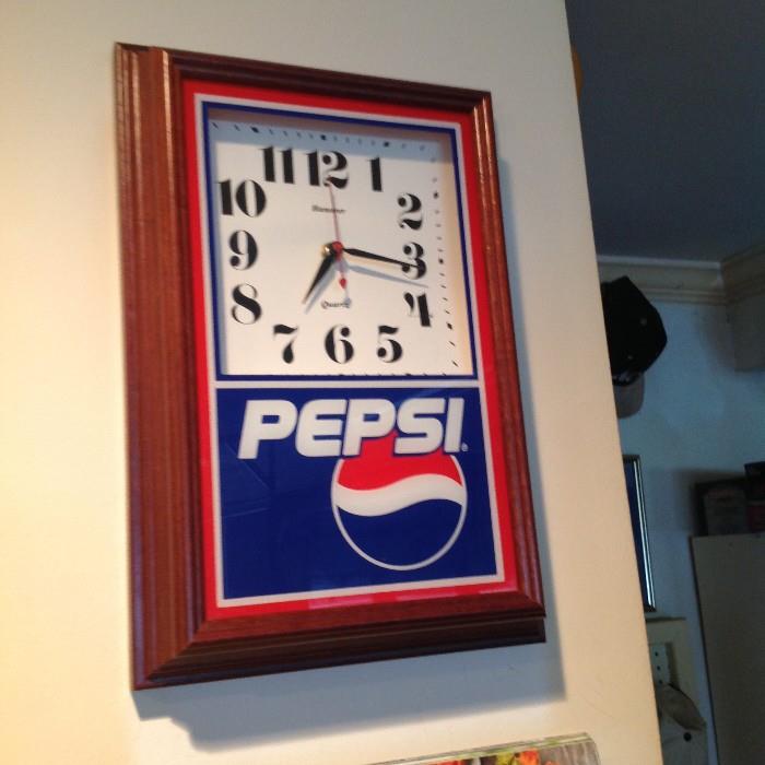 Pepsi Wall Clock $ 40.00