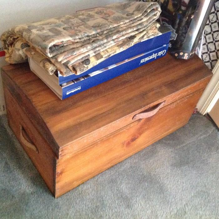 Wood Storage Box $ 40.00