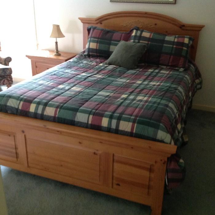Broyhill Bed (includes head and foot board / mattress / box spring) $ 280.00