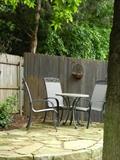 Round Patio table and 3 chairs 