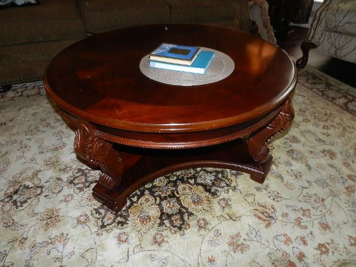 Round Coffee Table - have sofa/entry table and 2 end tables to match