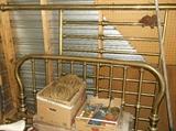 Brass bed