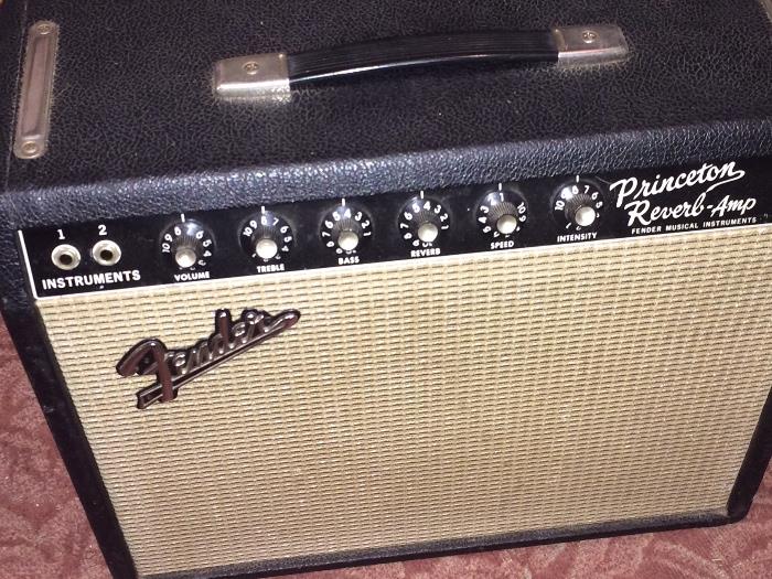 Multiple amps including this nice Fender