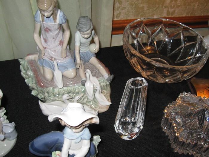 Addl. LLADRO and other glassware