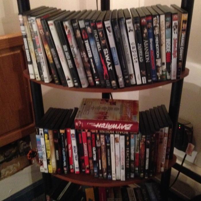 loads of DVDs