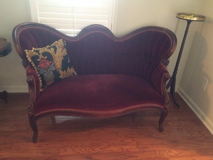 #81 rose loveseat $275 — at Gooch Dr Madison 35758 Call 256-656-989five to reserve