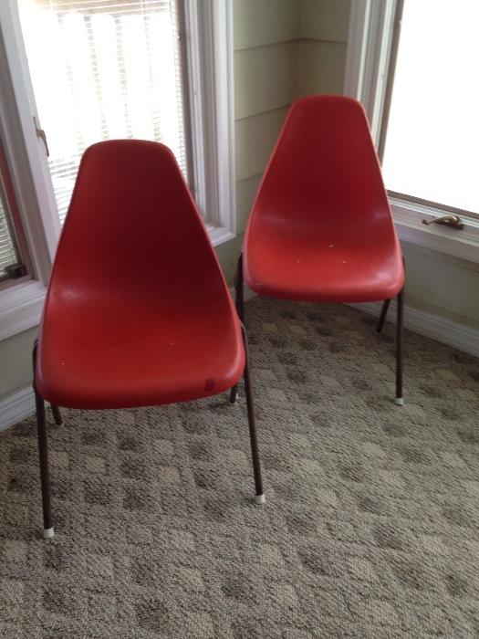 1960's chairs with hairpin legs -4