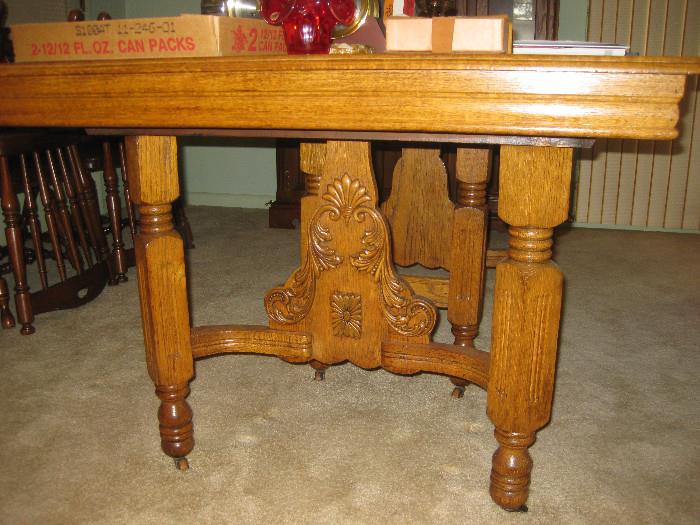 Victorian table close up