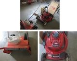 SNOW BLOWER AND TORO MOWER