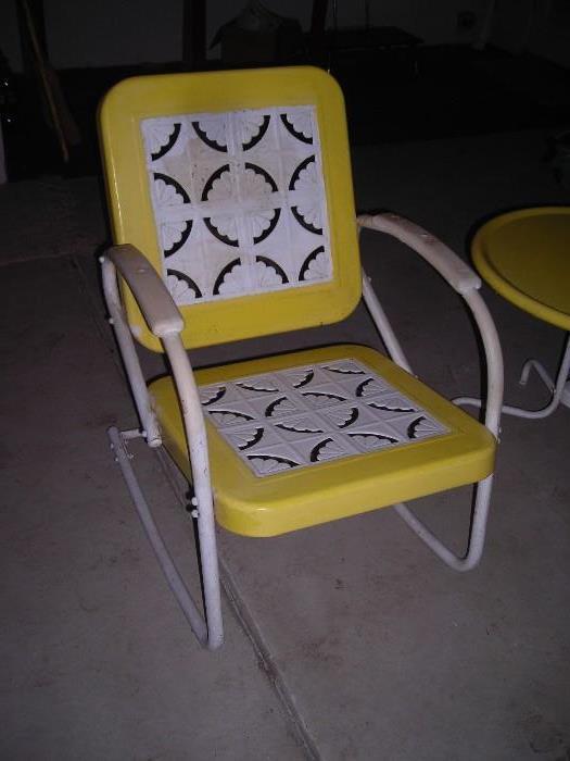 the chairs are rockers