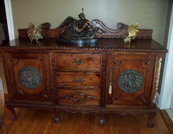 Antique Buffet - Purchased at antique store in Virginia