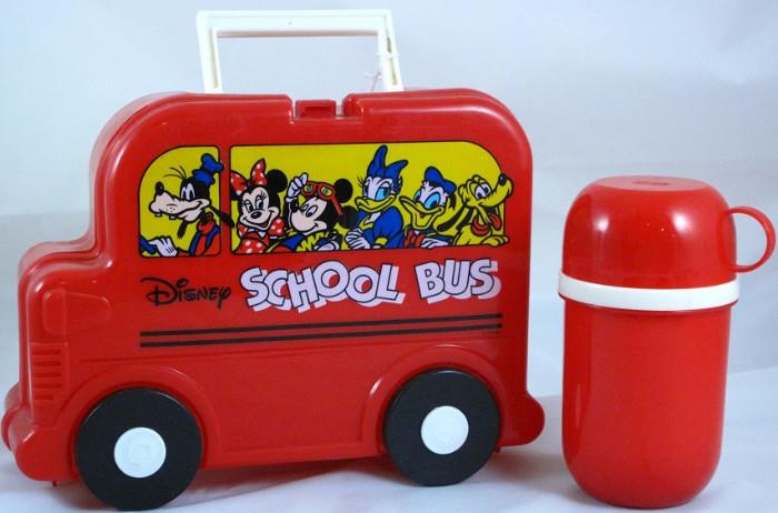 Disney School Bus Lunch Box with Thermos