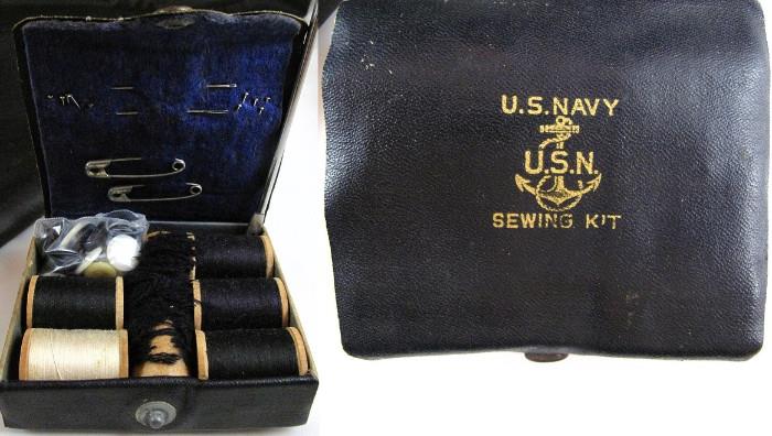 WW II U.S. Navy Sewing Kit