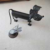 dog and dragonfly candle decoration