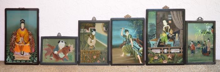 Decorative Oriental Scenes of Life Panels