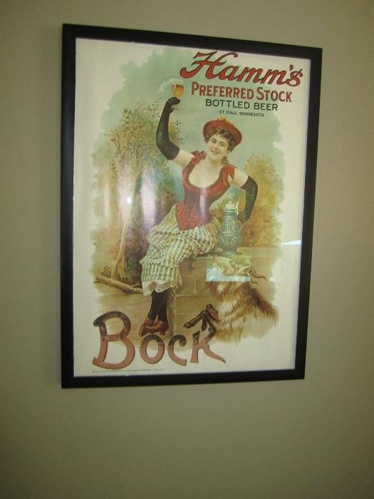 Print Hamm's beer art / poster