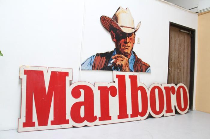 Large 12 feet Marlboro sign
