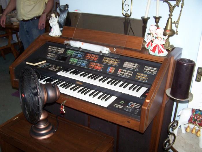 ONE OF THE ELECTRIC ORGANS & MISC.