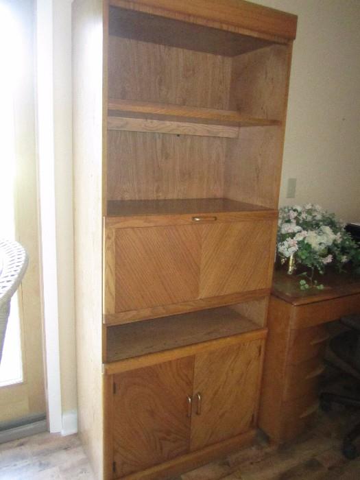 solid oak bookcases