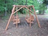 fabulous solid cedar double swing...