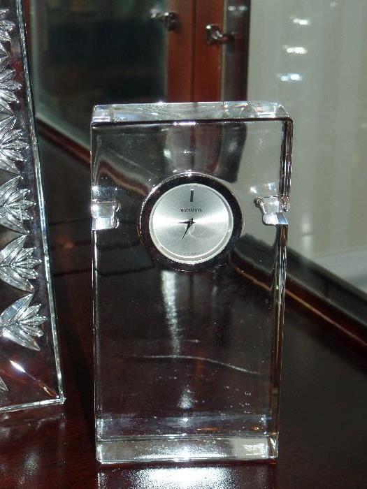 Waterford glass clock