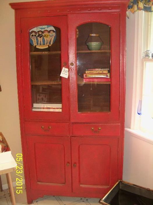 nice red cabinet