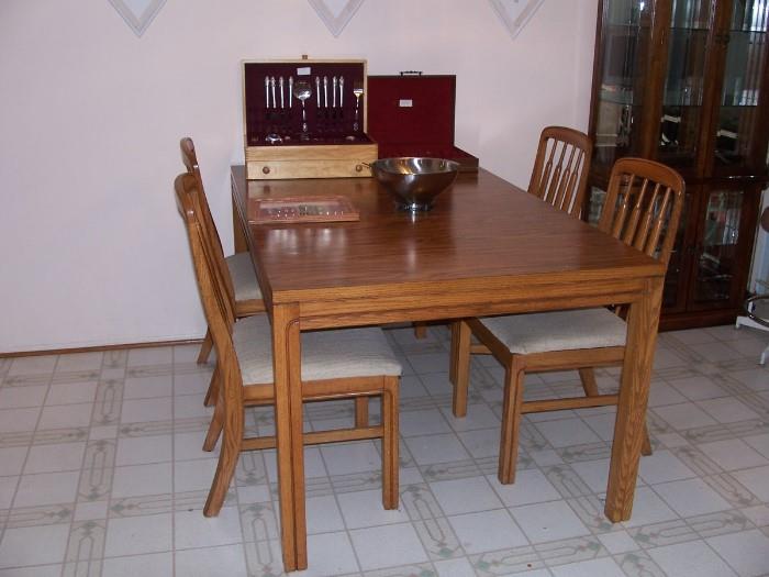 Keller Dining Table with 4 Chairs