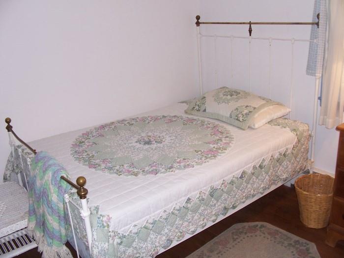Antique Brass - Wrought Iron Bed