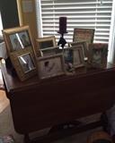 Very nice ~Antique drop leaf table.