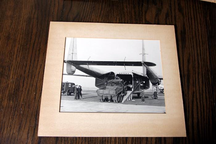 WWII Photos of Equipment Being Loaded on Planes (1 of 4)