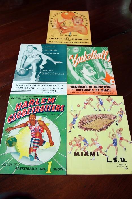 Vintage Basketball Programs