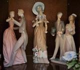 Large Lladro figurines