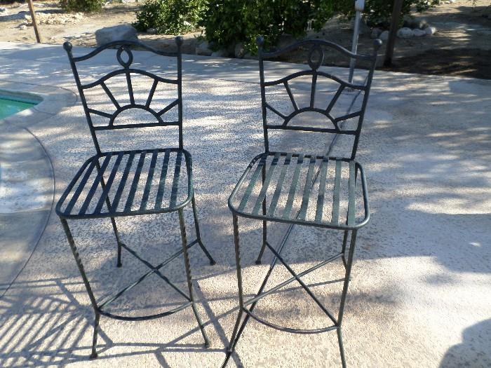 Iron Patio Chairs (2)
