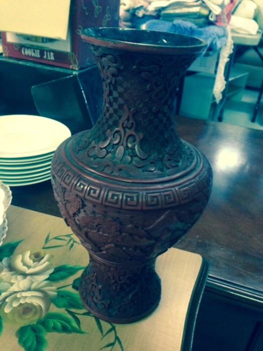 Cinnabar Vase