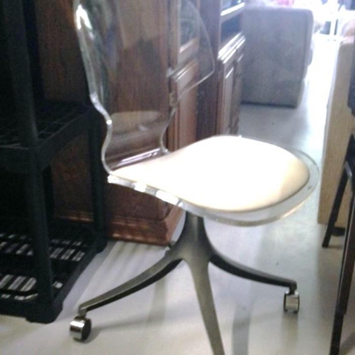 Vintage Lucite Office Chair
