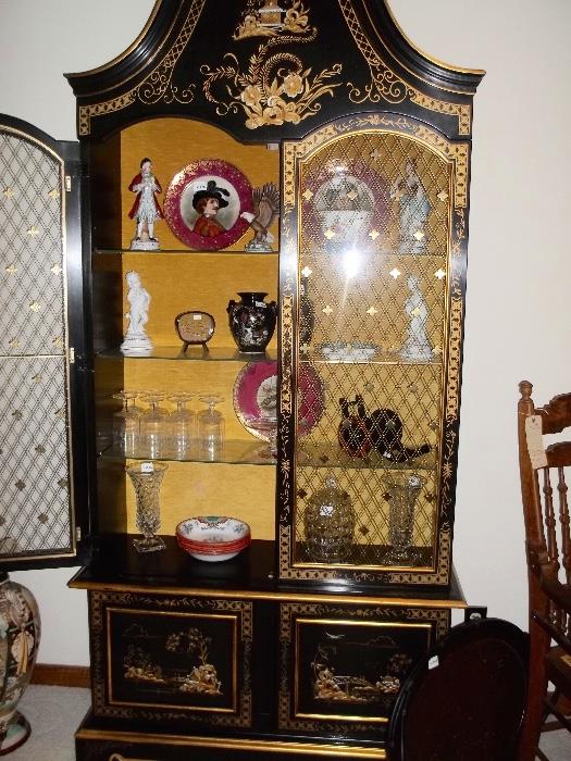 Antique Oriental Display Cabinet