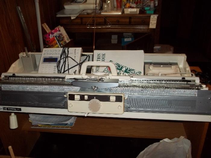 There are several nice auyomated knitted machines for sale, including this Brother KH-970 Electronic Knitting Machine with the CB-1 pattern Computer. Lots of accessories to go along the knitting machines as well.