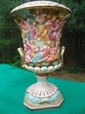 Signed Capo Di Monte Urn